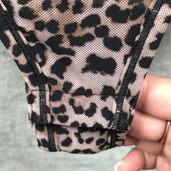 Steve Madden Sheer Animal Print Sleeveless Body Suit New with tags - Picture 5 of 8